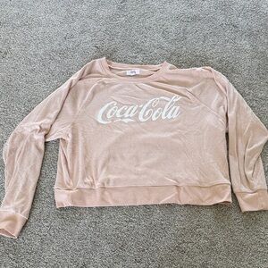 Coca Cola Women's Light Pink Hoodie
